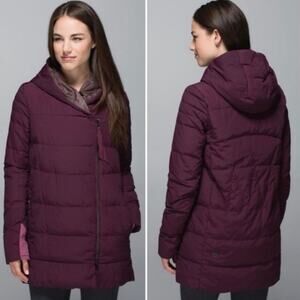 Lululemon Puffy Blanket Down Jacket In Bordeaux Drama